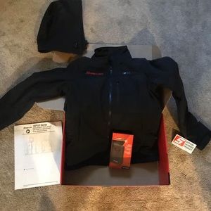 snap on women's heated jacket